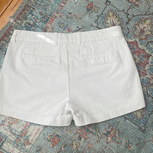Women’s size 4 Gap girlfriend white pique shorts EUC - Picture 3 of 5